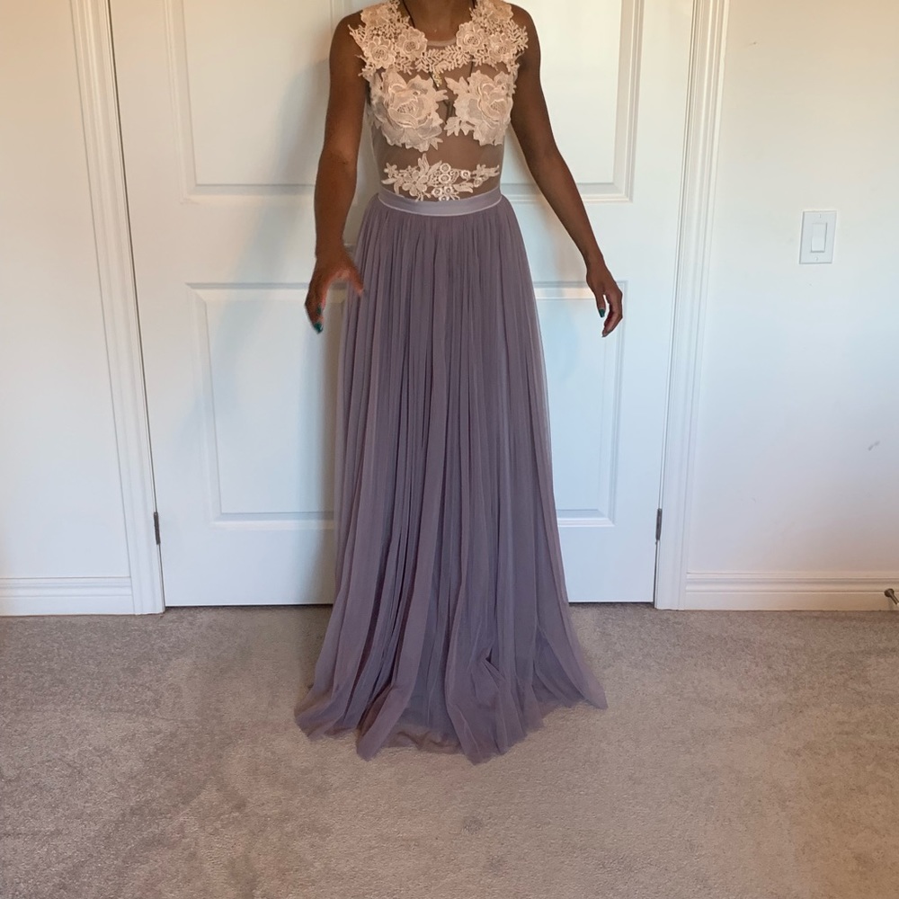 Purple tulle skirt - Picture 2 of 5